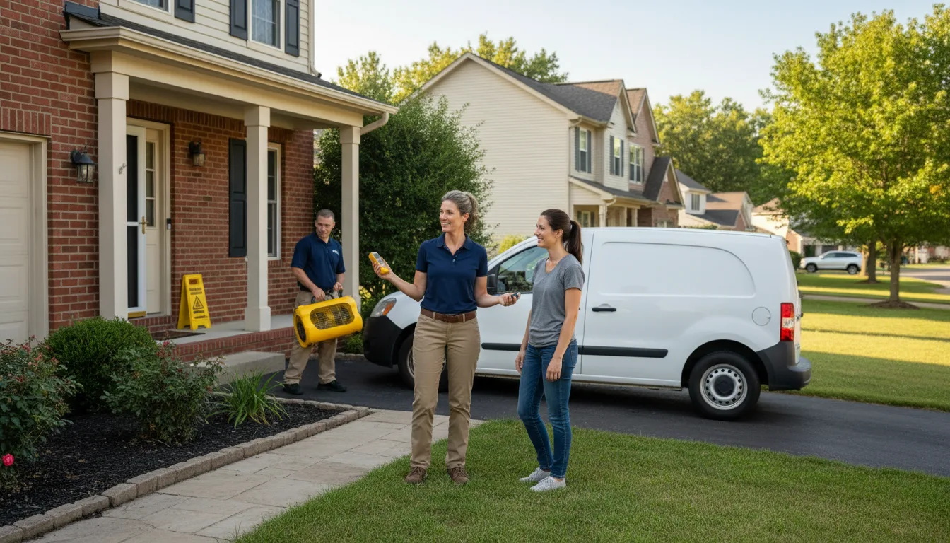 Residential water damage restoration in Boise, ID